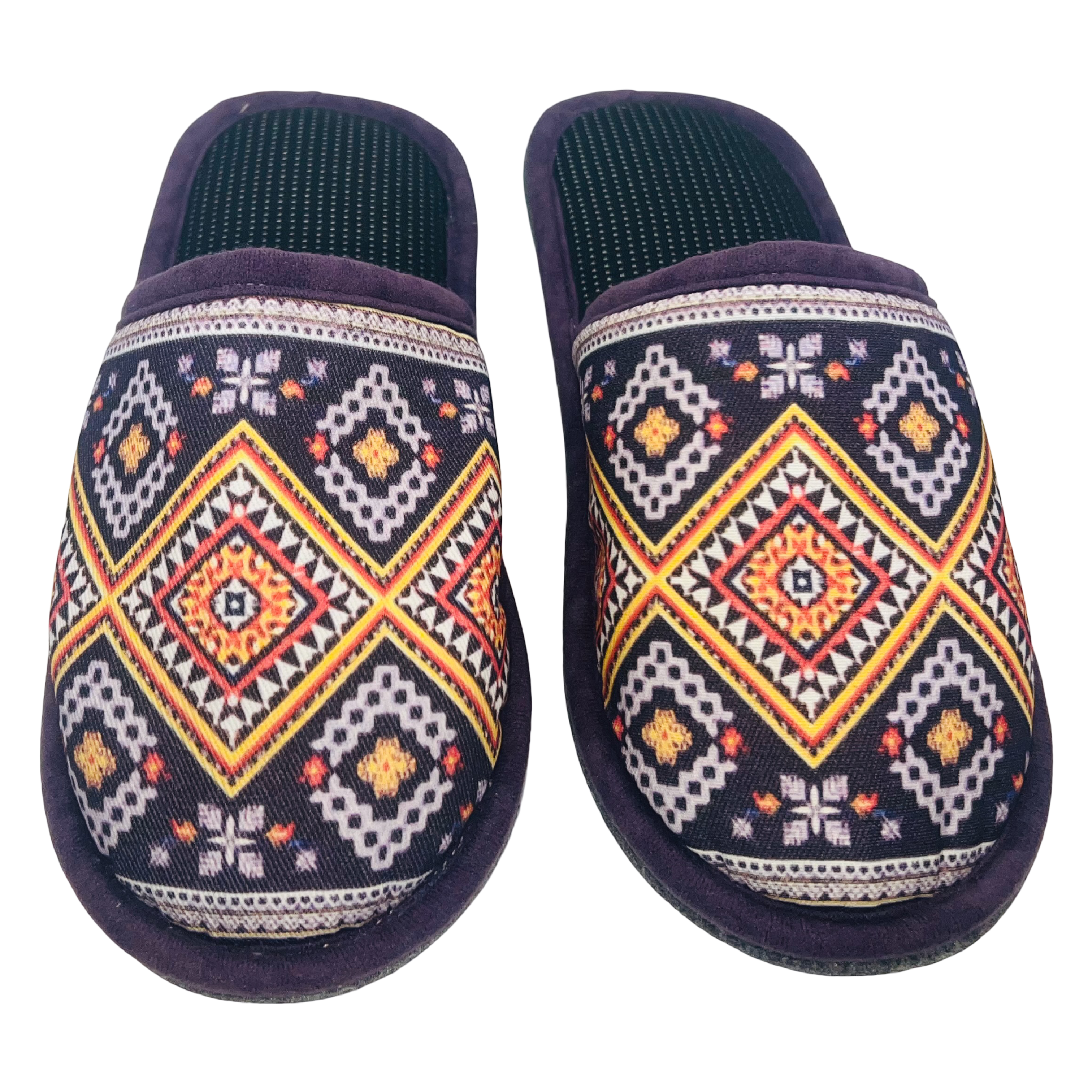 Papuče s folklórnym vzorom