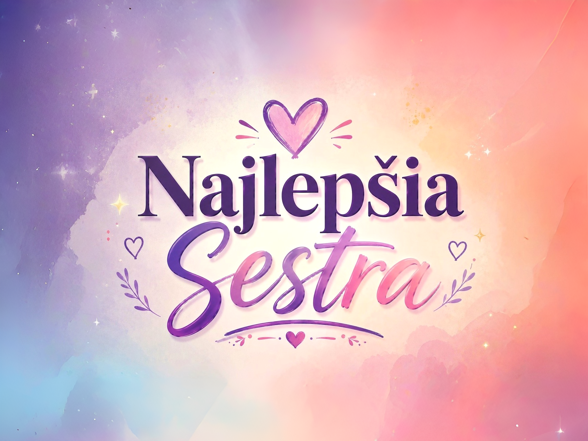 Pre sestru
